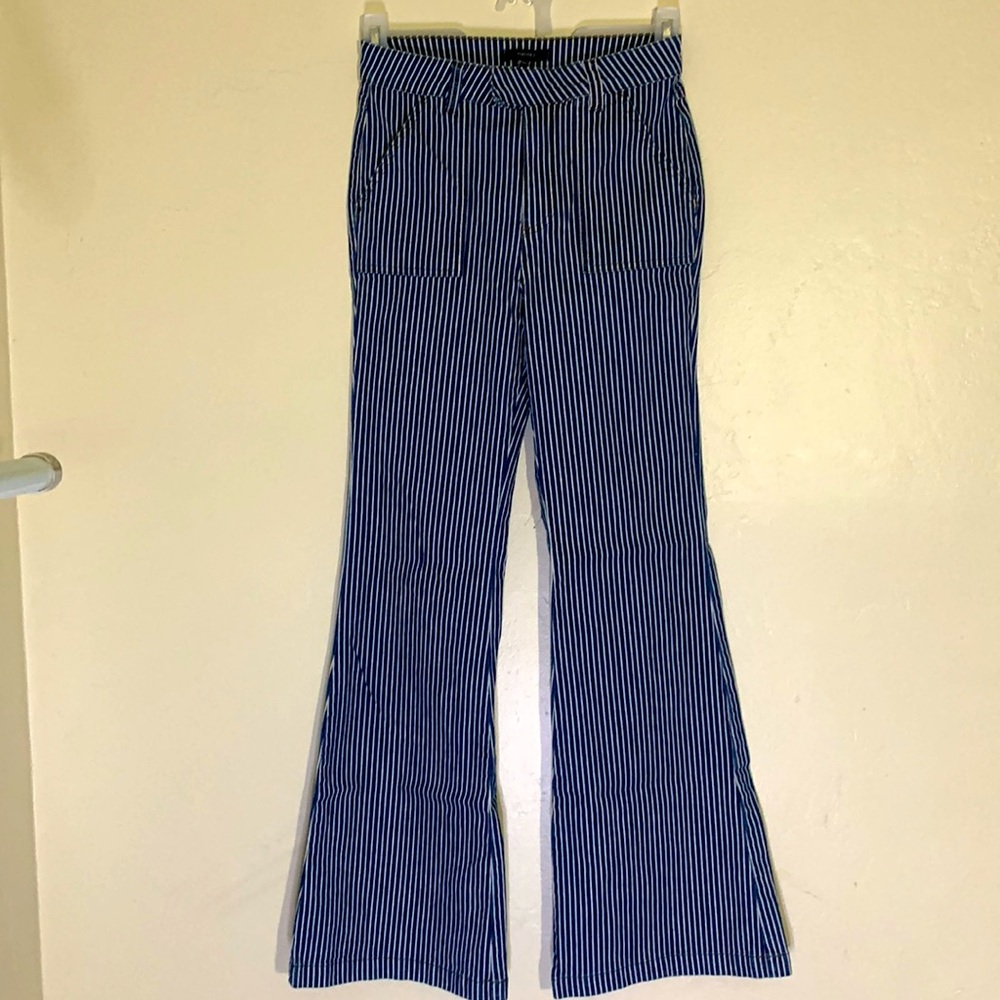 Striped Denim Jeans